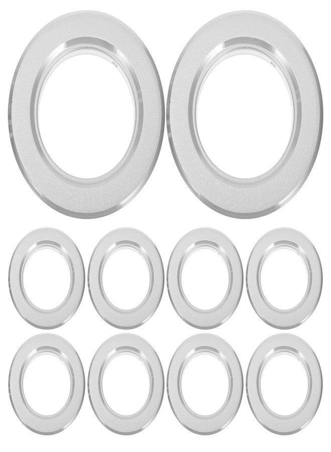Sosoport 10pcs Stainless Steel Birdhouse Hole Guards Parrot Nest Metal Guards Stainless Steel Protective Ring for Bird Houses - Image 1